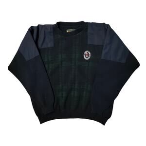 Rainswetter Men L Pullover Long Sleeve Sweater Black Rain Repellent Golf USA EUC